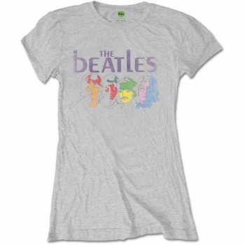 Merch The Beatles: Dámske Tričko White Album Back 