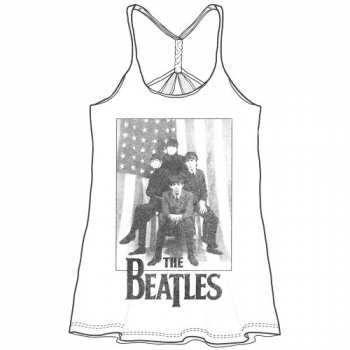 Merch The Beatles: Dámske Vest Tričko Stars & Stripes 