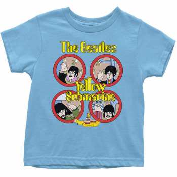 Merch The Beatles: Detské Toddler Tričko Yellow Submarine Portholes 
