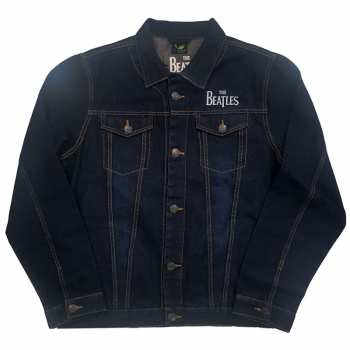 Merch The Beatles: Džínová Bunda Drum Logo The Beatles  S