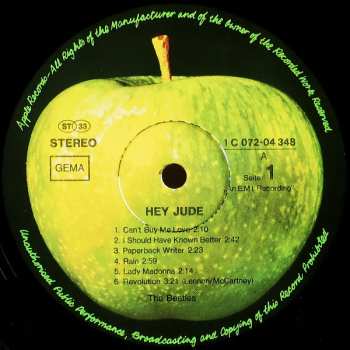 LP The Beatles: Hey Jude