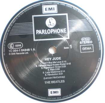 LP The Beatles: Hey Jude