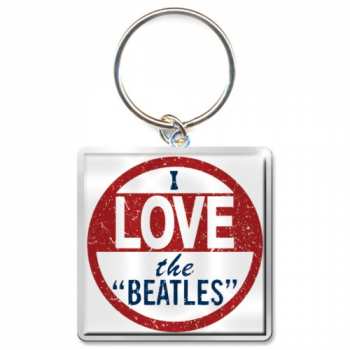 Merch The Beatles: Kľúčenka I Love The Beatles 