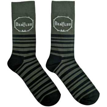 Merch The Beatles: Členkové ponožky Drum & Stripes