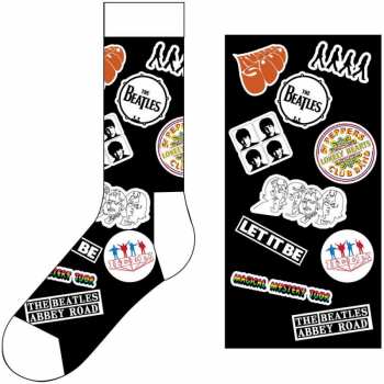 Merch The Beatles: Členkové ponožky Icons 