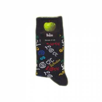 Merch The Beatles: Kotníkové Ponožky Love  42 - 47