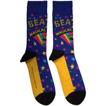 Merch The Beatles: The Beatles Unisex Ankle Socks: Magical Mystery Tour (blue) (uk Size 4 - 7) 36 - 42