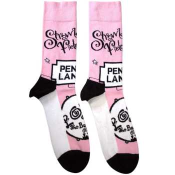Merch The Beatles: Členkové ponožky Strawberry Fields/penny Lane