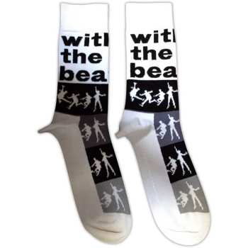 Merch The Beatles: Členkové ponožky With Silhouette Stripes