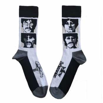Merch The Beatles: Členkové ponožky Yellow Submarine Sea Of Science Faces Mono 
