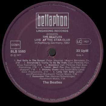2LP The Beatles: Live! At The Star-Club In Hamburg, Germany; 1962