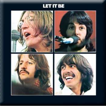 Merch The Beatles: Magnetka na chladničku Let It Be Album