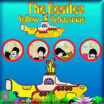 Merch The Beatles: Magnetka na chladničku Yellow Submarine Portholes