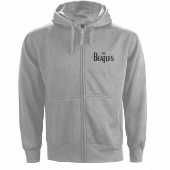 Merch The Beatles: Mikina Se Zipem Drop T Logo The Beatles  S