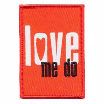 Merch The Beatles: Nášivka Love Me Do