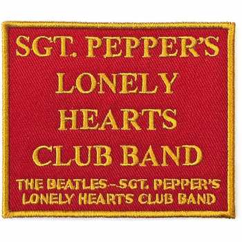 Merch The Beatles: Nášivka Sgt Pepper's….red