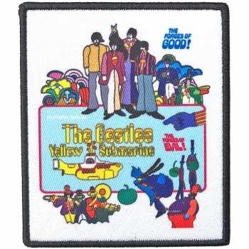 Merch The Beatles: Nášivka Yellow Submarine Movie Plagát 