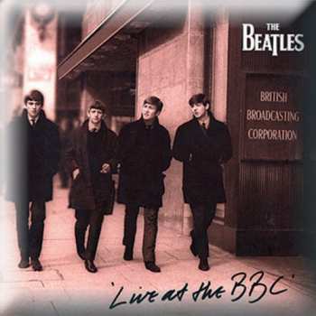 Merch The Beatles: Odznak Live At The Bbc