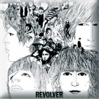 Merch The Beatles: Odznak Revolver