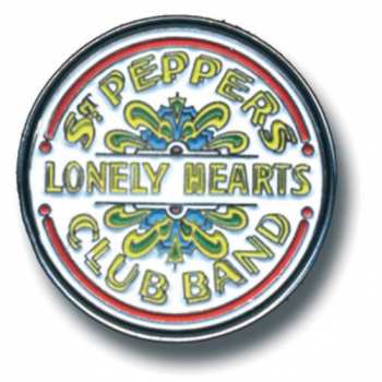 Merch The Beatles: Odznak Sgt Pepper Drum