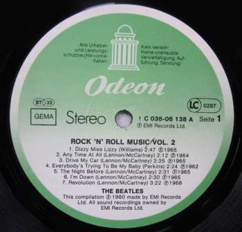 LP The Beatles: Rock 'n' Roll Music, Volume 2