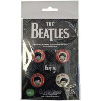 Merch The Beatles: Súprava Odznakov Vintage Portraits