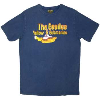 Merch The Beatles: Stone Wash Tričko Logo The Beatles & Sub