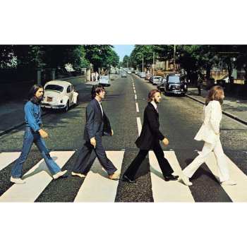 Merch The Beatles: Textilný plagát Abbey Road