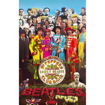 Merch The Beatles: Textilný plagát Sgt Pepper