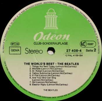 LP The Beatles: The World's Best