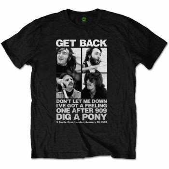 Merch The Beatles: Tričko 3 Savile Row 