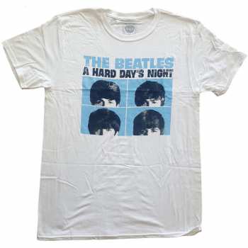 Merch The Beatles: Tričko Hard Days Night Pastel  XL