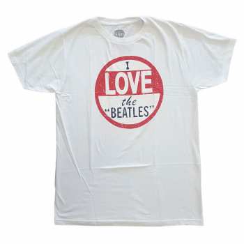 Merch The Beatles: Tričko I Love  S