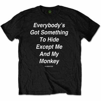 Merch The Beatles: Tričko Me And My Monkey 