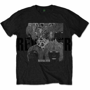 Merch The Beatles: Tričko Reverse Revolver  S