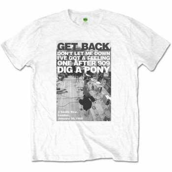 Merch The Beatles: Tričko Rooftop Shot 