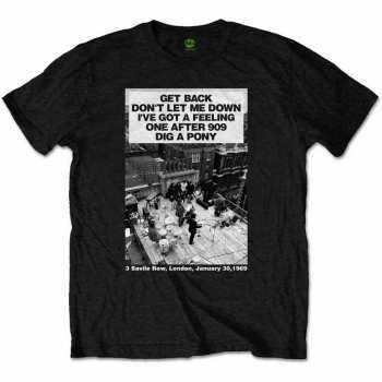 Merch The Beatles: Tričko Rooftop Songs 
