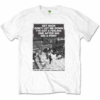 Merch The Beatles: Tričko Rooftop Songs 