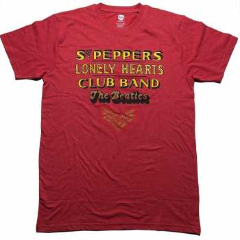 Merch The Beatles: Tričko Sgt Pepper Stacked
