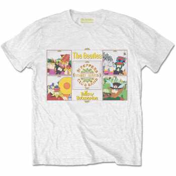 Merch The Beatles: Tričko Yellow Submarine Sgt Pepper Band 