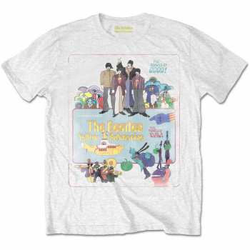 Merch The Beatles: Tričko Yellow Submarine Vintage Movie Plagát 