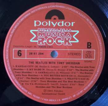 LP The Beatles: The Beatles With Tony Sheridan