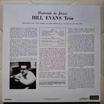 LP The Bill Evans Trio: Portrait In Jazz CLR