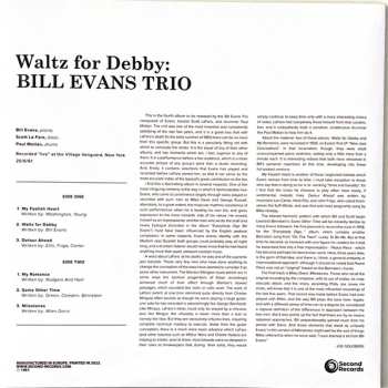 LP The Bill Evans Trio: Waltz for Debby CLR