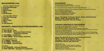 CD The Black: Reliquarium / Infernus Paradisus Et Purgatorium