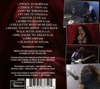 CD The Black Crowes: Live At The Greek, Radio Broadcast Recording