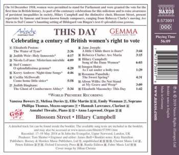 CD The Blossom Street Singers: This Day - Celebrating A Century Of British Women's Right To Vote 