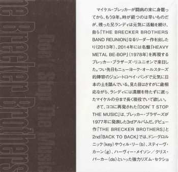 CD The Brecker Brothers: Don't Stop The Music LTD