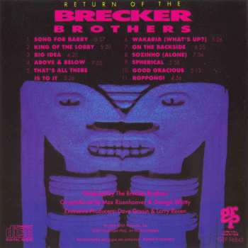CD The Brecker Brothers: Return Of The Brecker Brothers