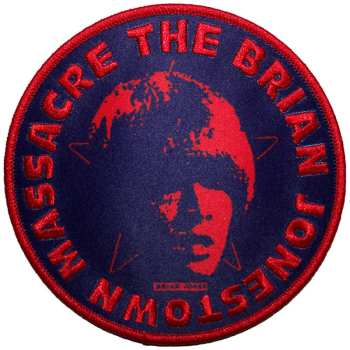 Merch The Brian Jonestown Massacre: Nášivka Circle Face Navy Blue